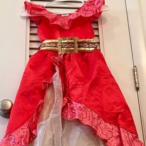 CUTEST!!! Princess Elena Red Dress! Perfect condition!